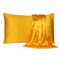 Homeroots 20 x 26 in. Goldenrod Dreamy Silky Satin Standard Size Pillowcases 387885 - alternate 1